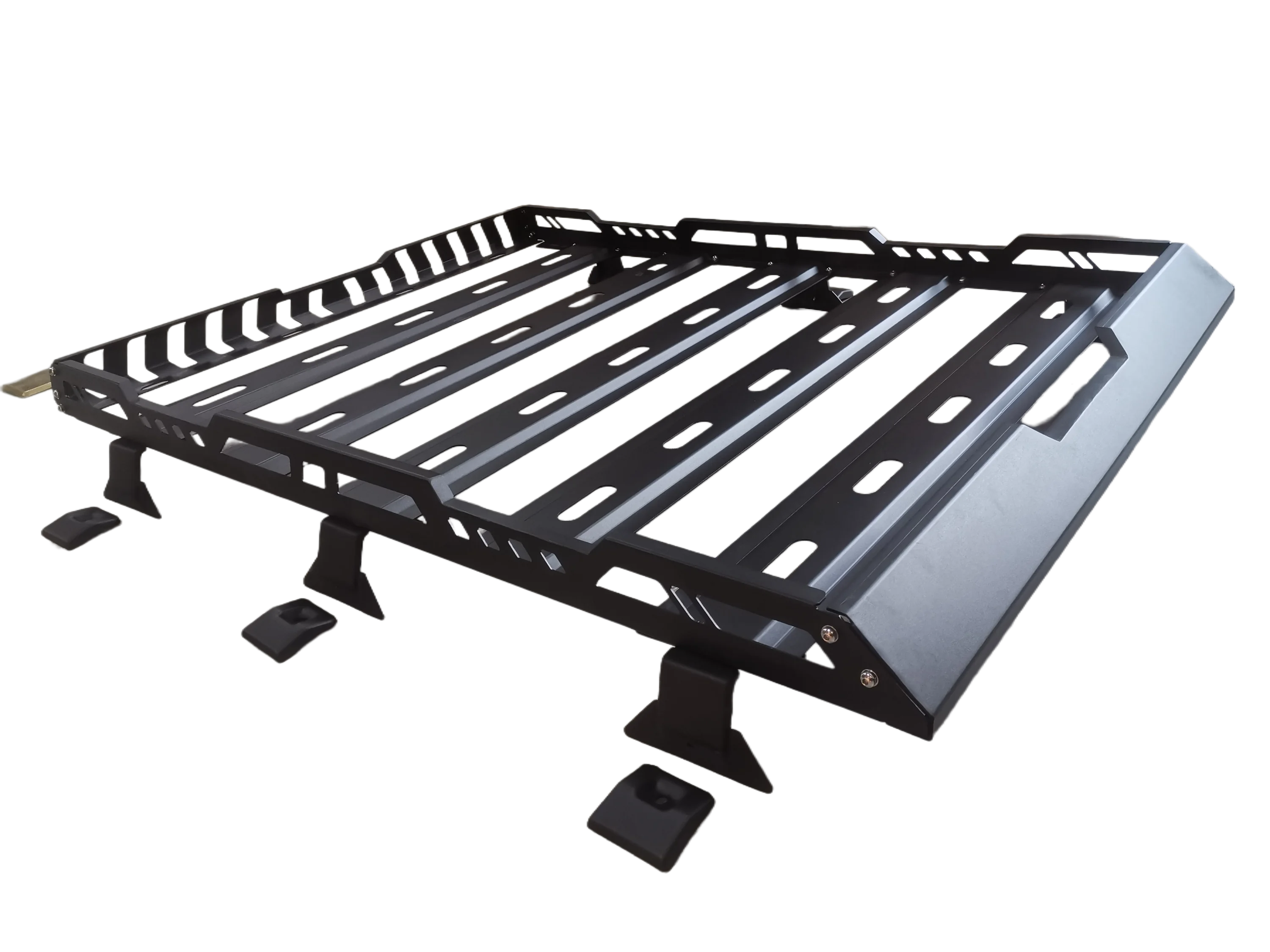 Laser Cut Aluminum Roof Rack for Suzuki Jimny, Bolt-On Cargo Basket Lightweight Off-Road Top Luggage Carrier for Jimny JB74