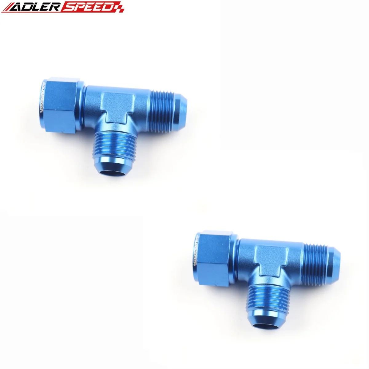 2 قطعة الألومنيوم مضيئة المحملة المناسب AN4 AN6 AN8 AN10 AN12 الذكور مع 4 6 8 10 12 AN أنثى قطب على الجانب محول أسود/أزرق #1