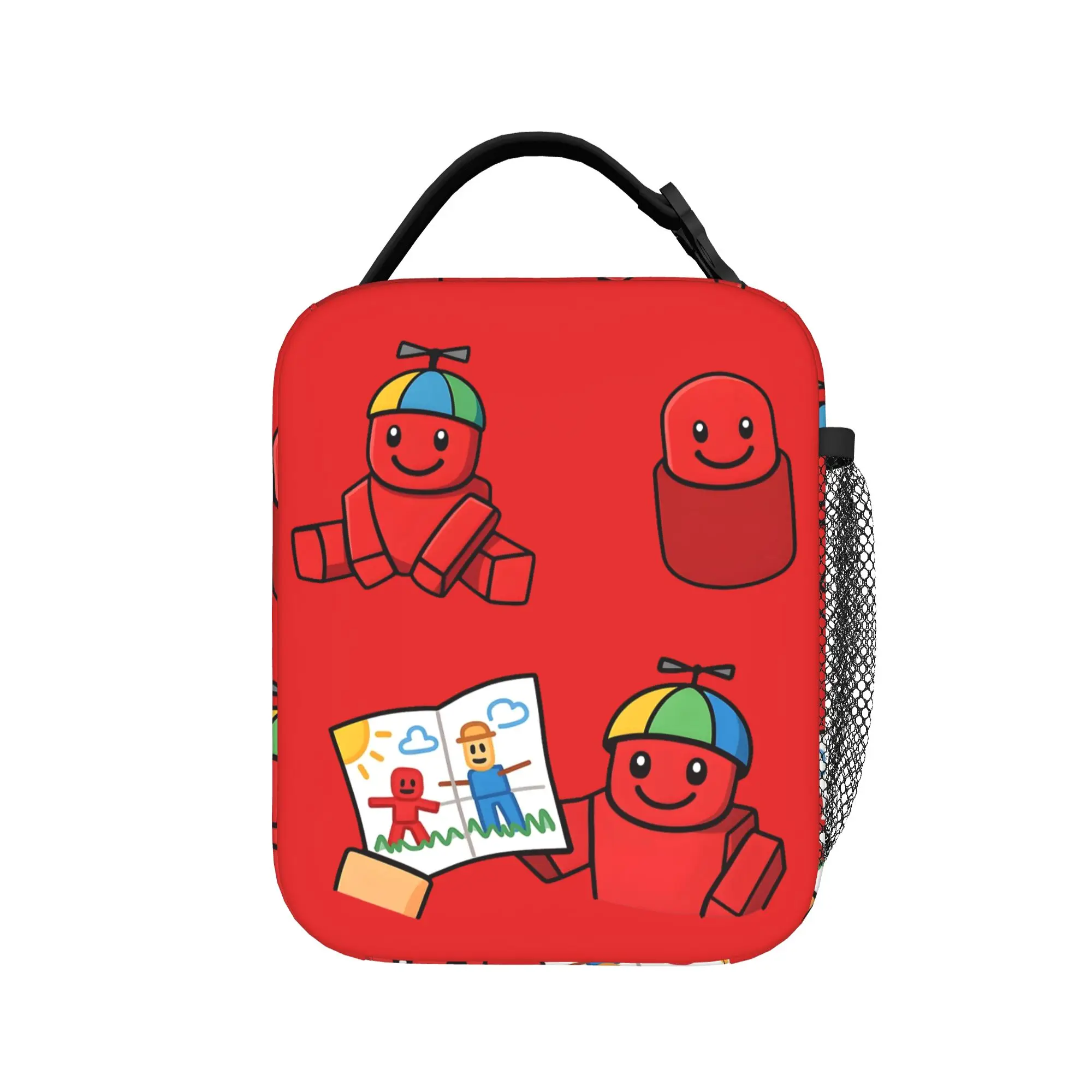 C00lKiddCoolkid Forsakens Chibi Insulated Lunch Bag Thermal Bag Reusable,Meal Container High Capacity Tote Lunch Box Bento Pouch