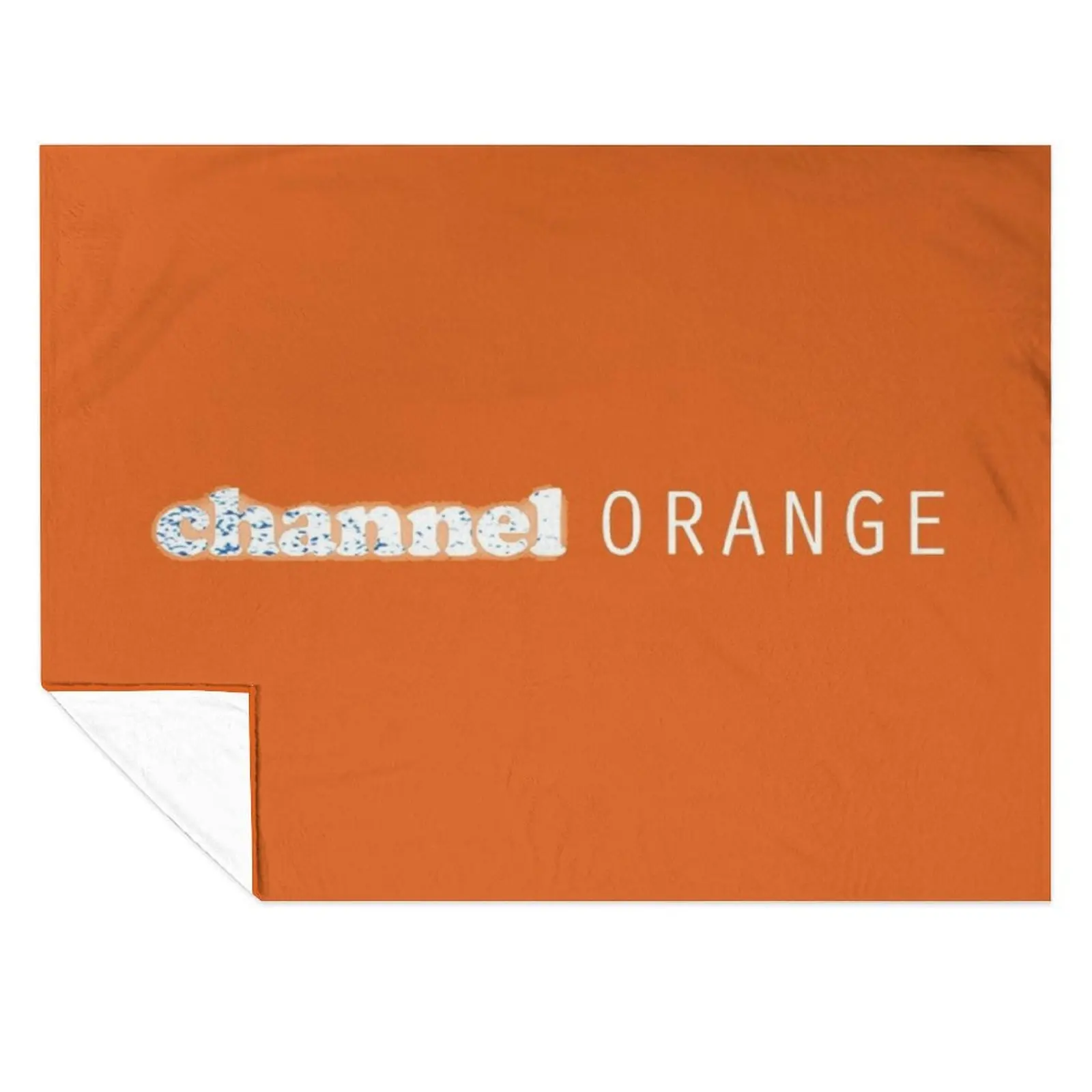 

CHANNEL ORANGE Throw Blanket Plaid Multi-Purpose manga Travel Blankets