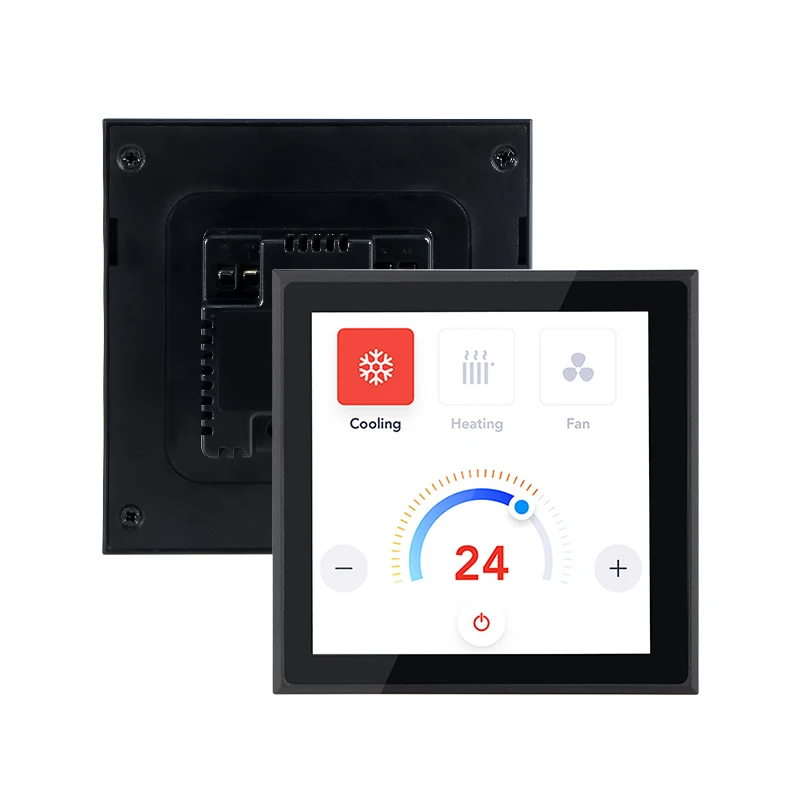 New Version RK3566 Quad Core 480x480 High Resolution Metal Case PoE DC 12V Android 13 Touch Panel Smart Home For Tuya