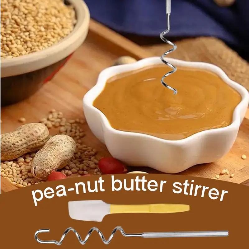 30/40 سنتيمتر الفولاذ المقاوم للصدأ الجوز زبدة خلاط النمام مجموعة زبدة خلاط صلصة أدوات المطبخ المنزلية دليل خلط أدوات مطبخ #5