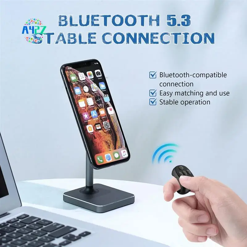 

A42Z-Fingertip Wireless Bluetooth Remote Control, Fingertip Remote Control,Remote Control App Page Turner For Phone Tablet