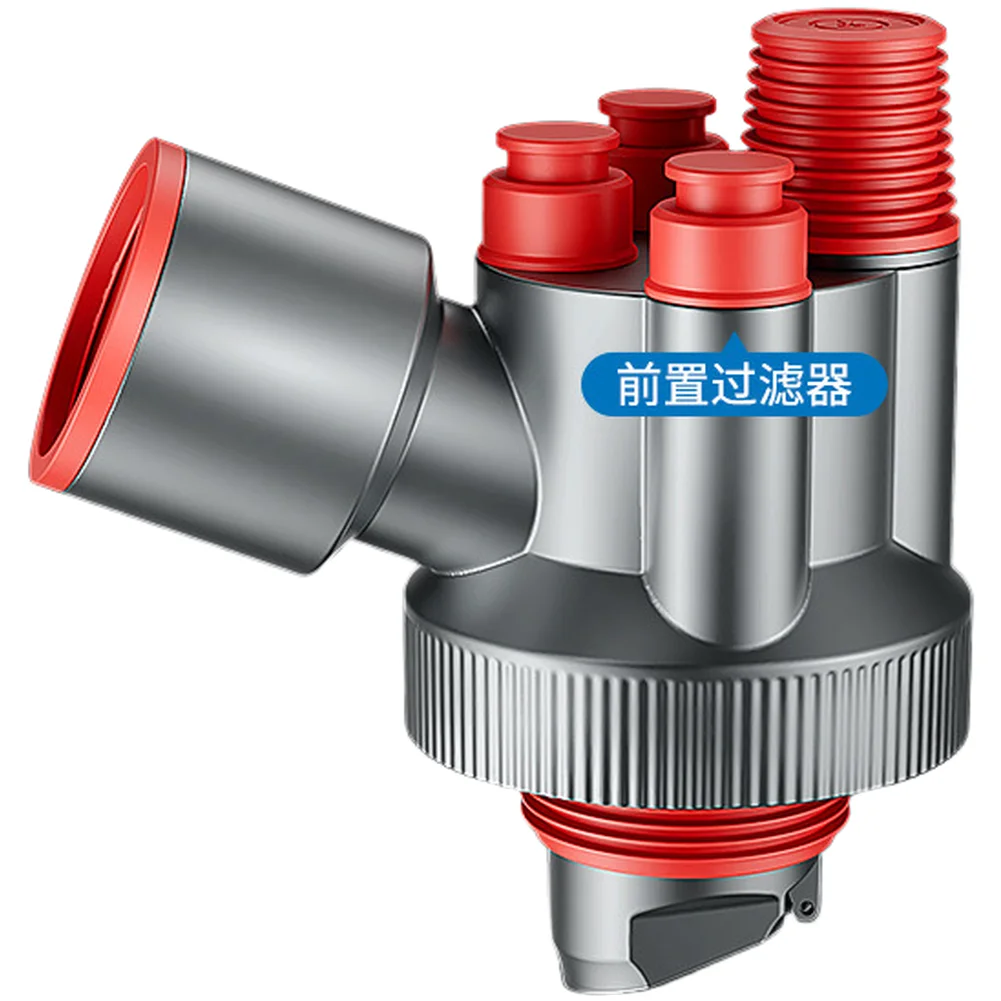Drain Pipe Adapter ABS Material Red Color 8 7.6 14cm for Kitchen Bathroom Dishwasher Water Purifier Washing Machine Use