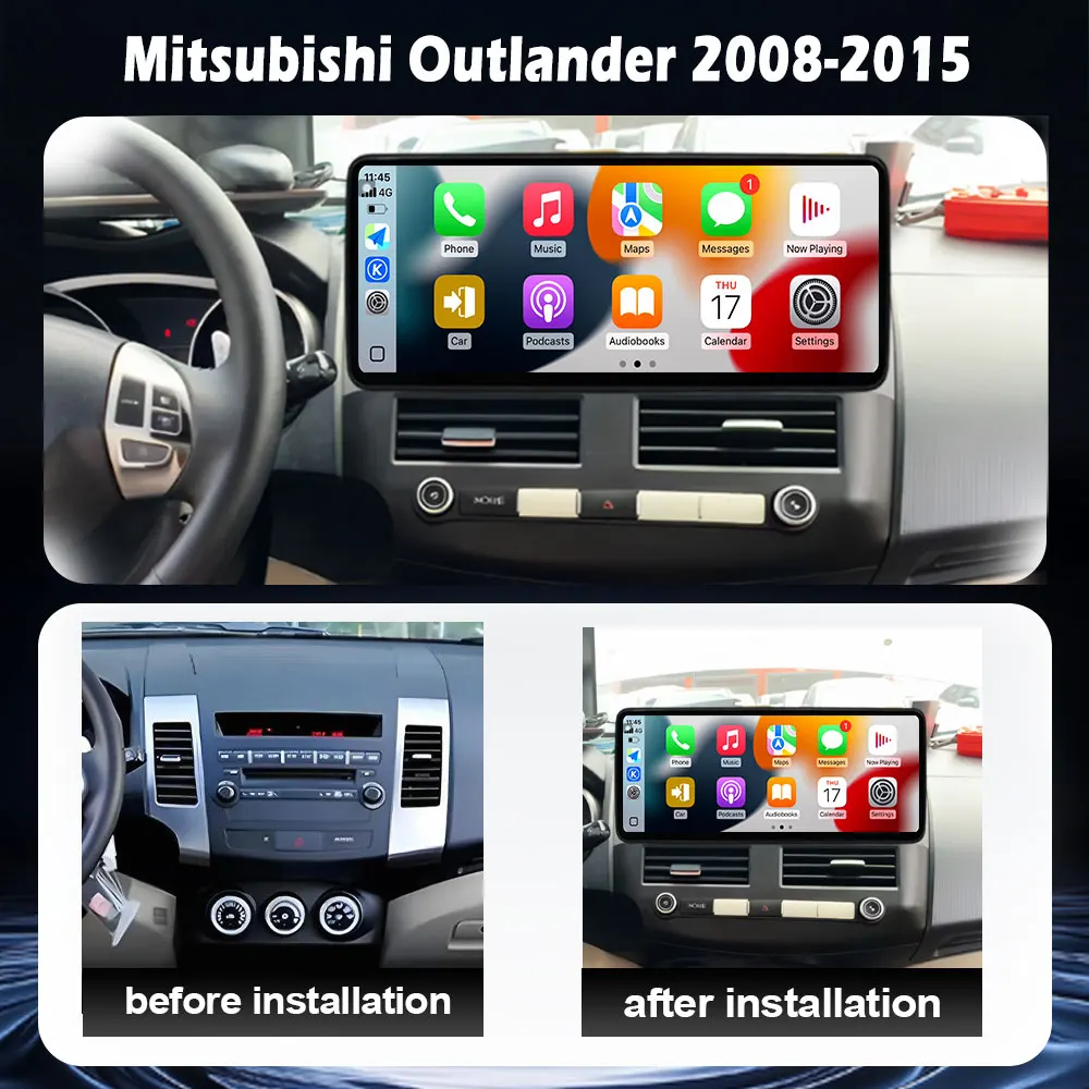 For Mitsubishi Outlander 2008-2015 12.3