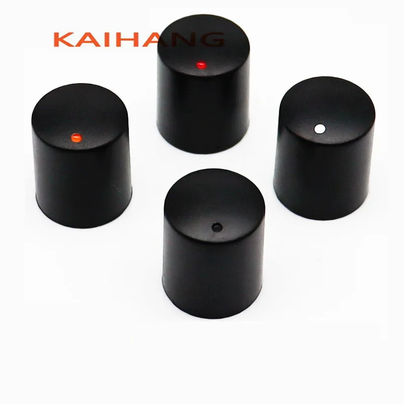 10PCS 15×18MM Plastic Knob Cap Potentiometer Encoder Knob cap Amplifier volume Knob cap  Flower Shaped Inner Hole 6mm