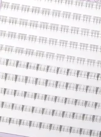 ขนตาล่างปลอม MIAOJIE ขนาด 5-7 มม. แบบเป็นช่อ ขนตาล่างธรรมชาติ ขนตาล่างสไตล์มังงะ อุปกรณ์แต่งหน้าขนตา