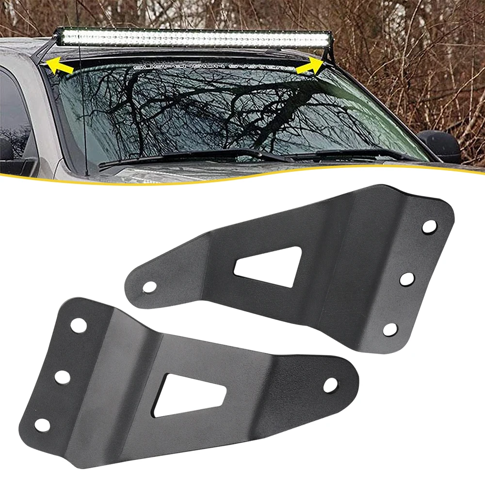 

Кронштейны для крепления светодиодной панели 50 дюймов на изогнутую верхнюю часть лобового стекла для Chevrolet Silverado Tahoe GMC Sierra Yukon 2007-2014 годов