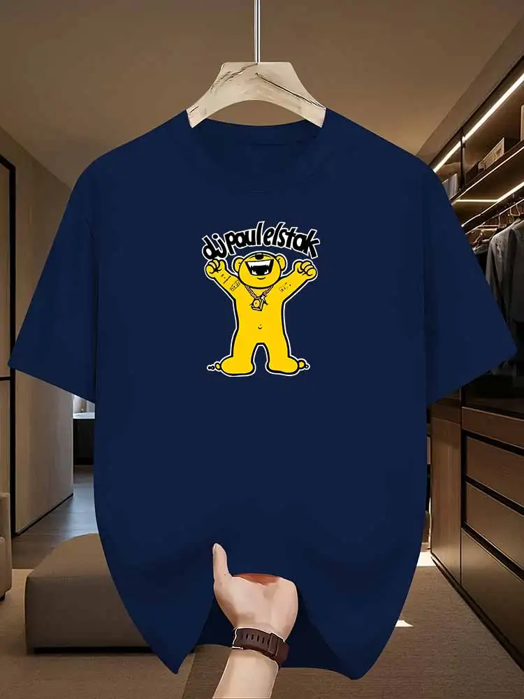 تي شيرت Paul Elstak للرجال المتشددين 100% ألياف بوليستر سهلة التنظيف ملابس رياضية مناسبة للياقة البدنية ملابس غير رسمية مقاس أوروبي #4