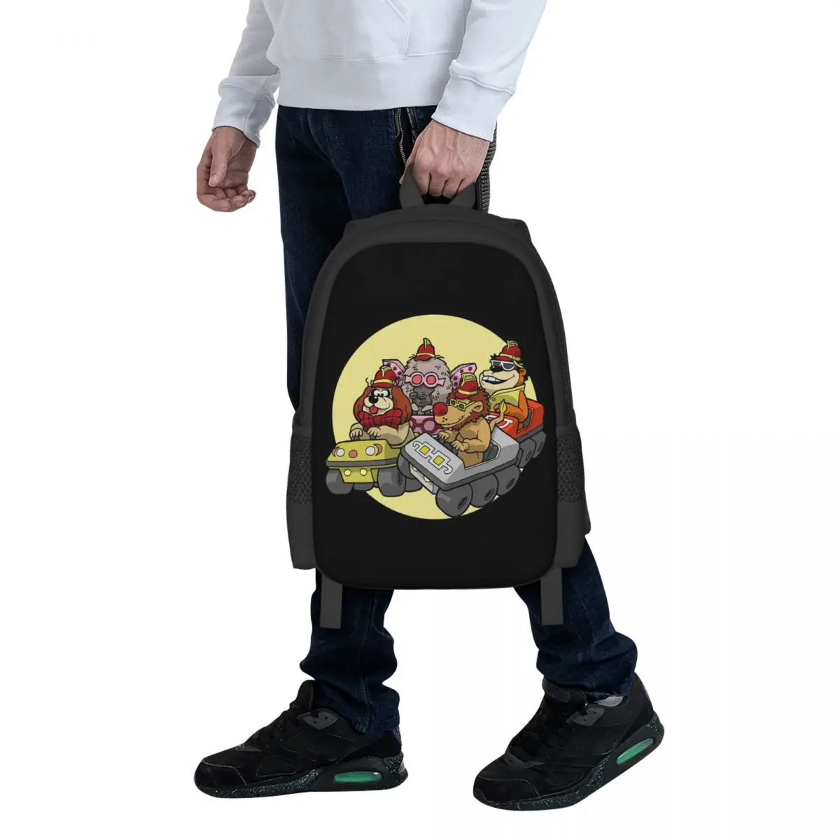 

The Banana Splits Adventure Film Characters Student Backpack School Bag Hiking Travel Daypack Fashion Bookbag Shoulder Bags