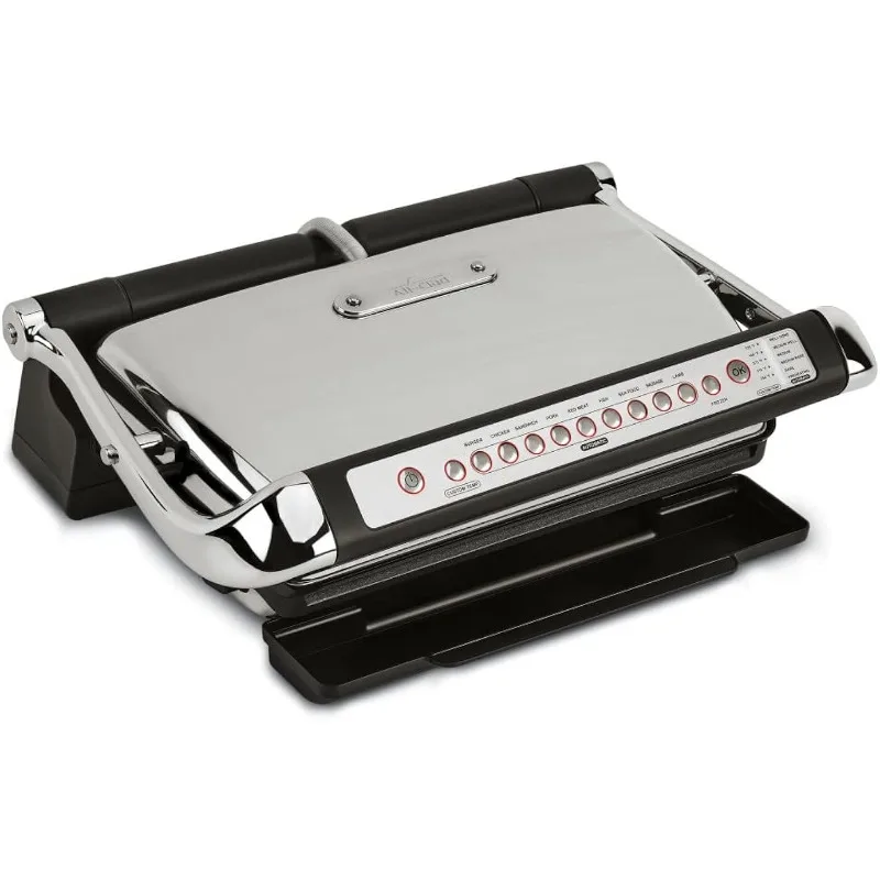 

All-Clad AutoSense Stainless Steel Indoor Grill, Panini Press XL Automatic Cooking 1800 Watts Smokeless