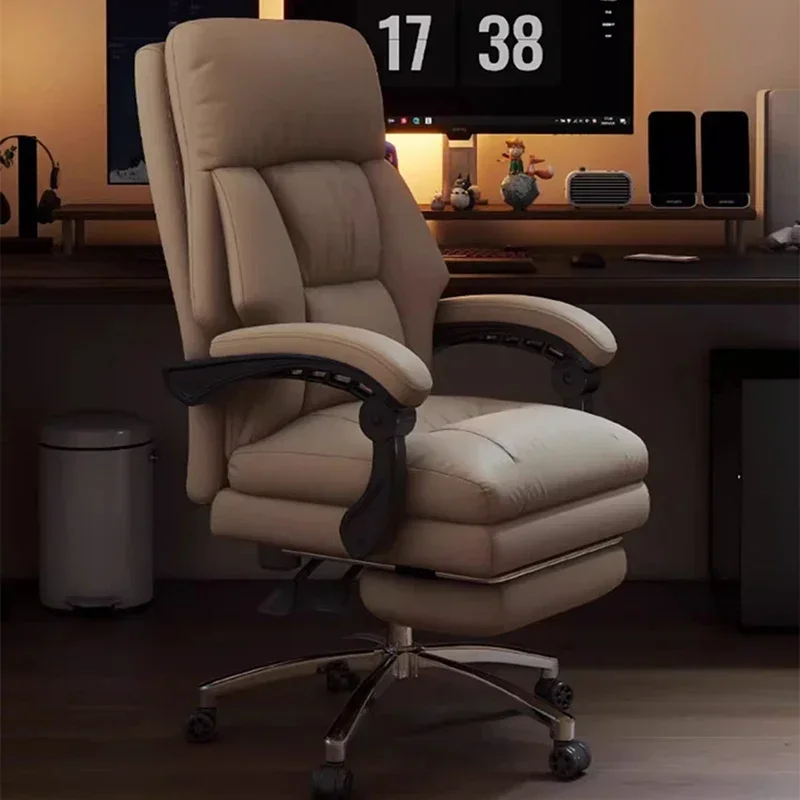 Luxurious Simplicity Comfort Office Chair Adjust Work Backrest Senior Office Chair Meeting Clerk Salon Bedroom Furniture FYOC