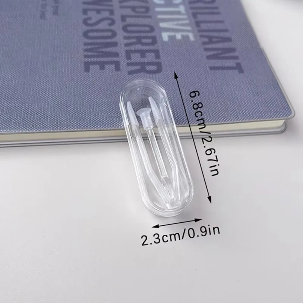 Многоцветный съемник контактных линз, прозрачный зажим, портативный инжектор контактных линз, инструменты для ношения с присоской