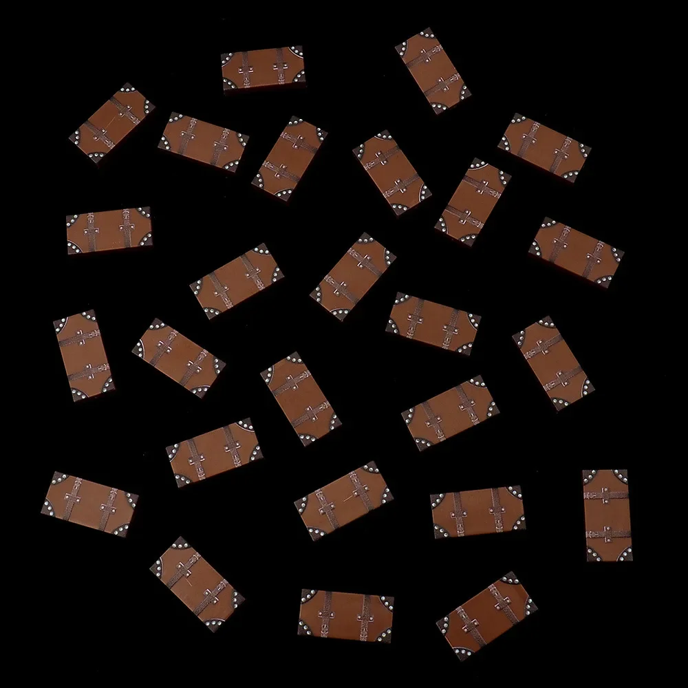 MOC 10PCS Printed Leather Bags 3069 1x2 Office House Bricks  And Boxes Pattern Building Blocks Toys Adults Boys Holiday Gifts