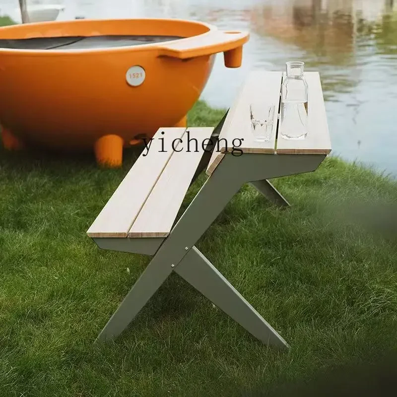 BB Outdoor Table And Chair Combination Garden Courtyard Terrace Home Balcony Outdoor Tea Table Bench