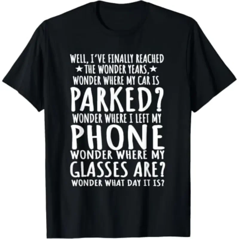 Senior Citizen Retiree Pensioner Elderly Person Wonder Years T-Shirt
