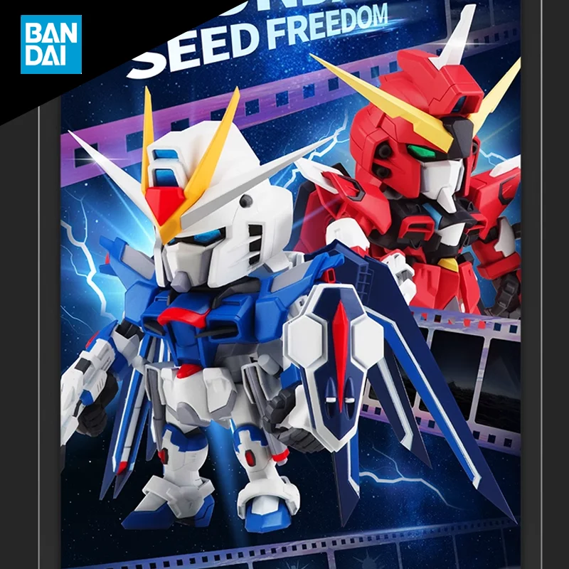 BANDAI QMSV MINI SEEDFREEDOM Gundam Anime Action Figure Collect Model in Stock