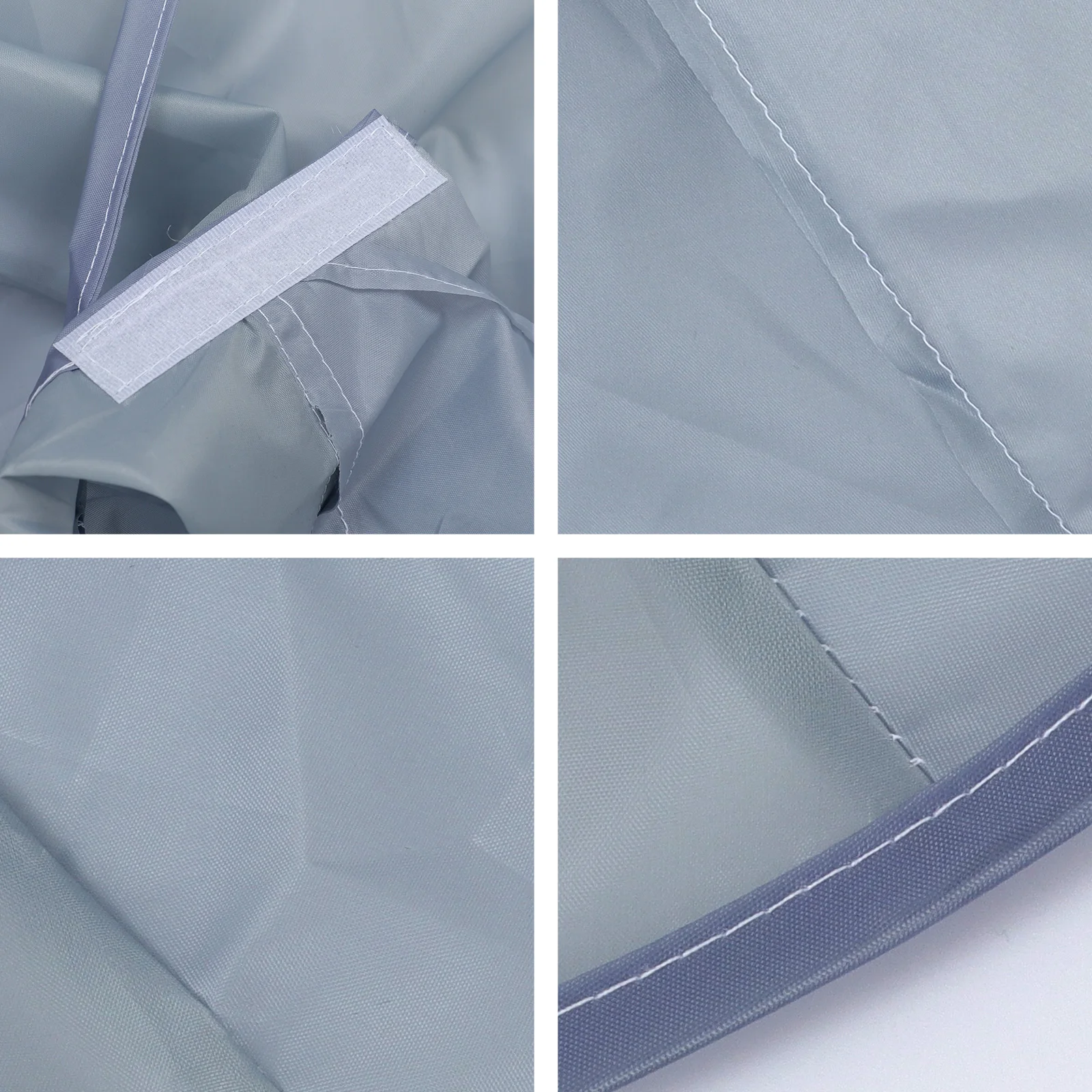 

2pcs Haircutting Cape Medium Light Grey Salon Supply Tool Gadget Non Stick Anti Dust Foldable Compact Design Hairdressing Home