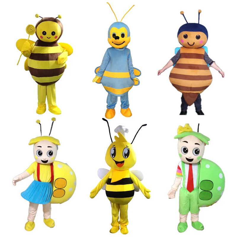 Bee Ant Snail Cartoon Mascot Costume Fancy Dress Performance Outfits Christmas Party Cosplay Carnival Advertising Gift Adult