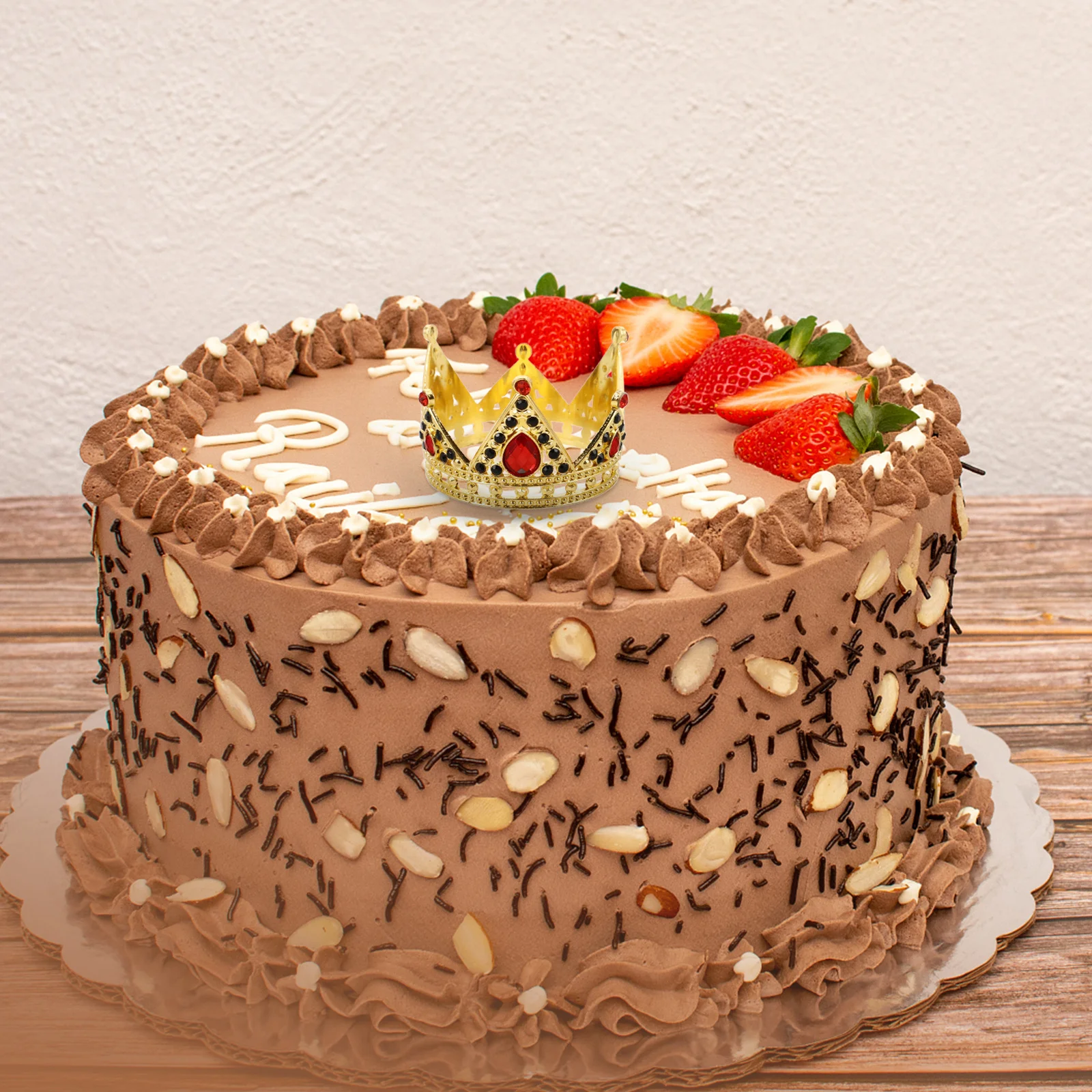 Coroa topper strass incrustado pequena coroa decoração para festa de aniversário de casamento cozimento sobremesa decoração bolo de chá de panela