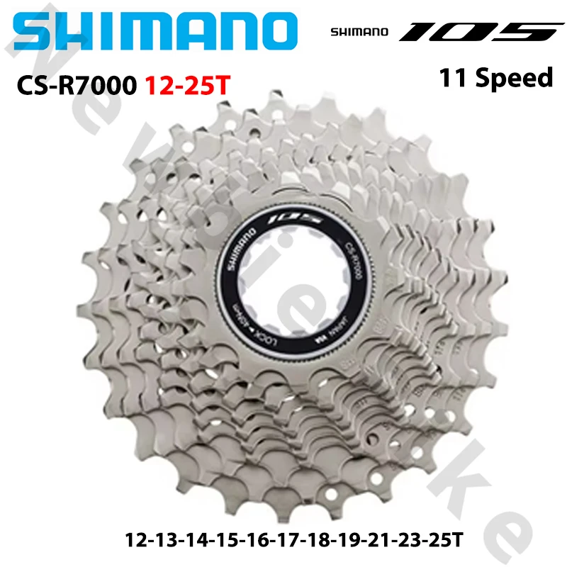 SHIMANO 105 R7000 11Speed Freewheels for Road Bike Freewheels Cogs 12-25T CS-R7000 Cassette Sprocket 11S 11V Bicycle Parts