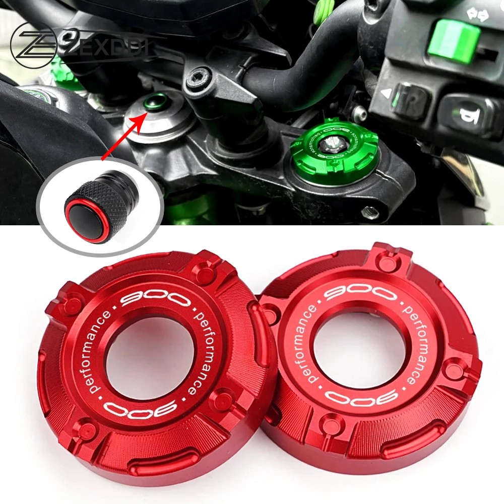 

For Kawasaki Z900 Z 900 RS SE 2017-2025 2026 Z900RS Motorcycle Accessories Front Shock Absorbing Cap Fork Column Trim Cover Plug
