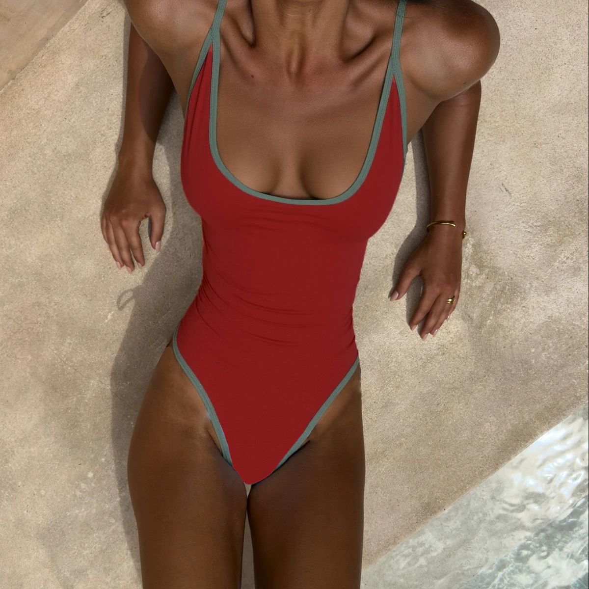 

Push Up 2026 Sexy Women One Piece Swimsuit Swimwear Female Biquini High Cut Monokini Swimming Suit Border Bathing Suit Beachwear