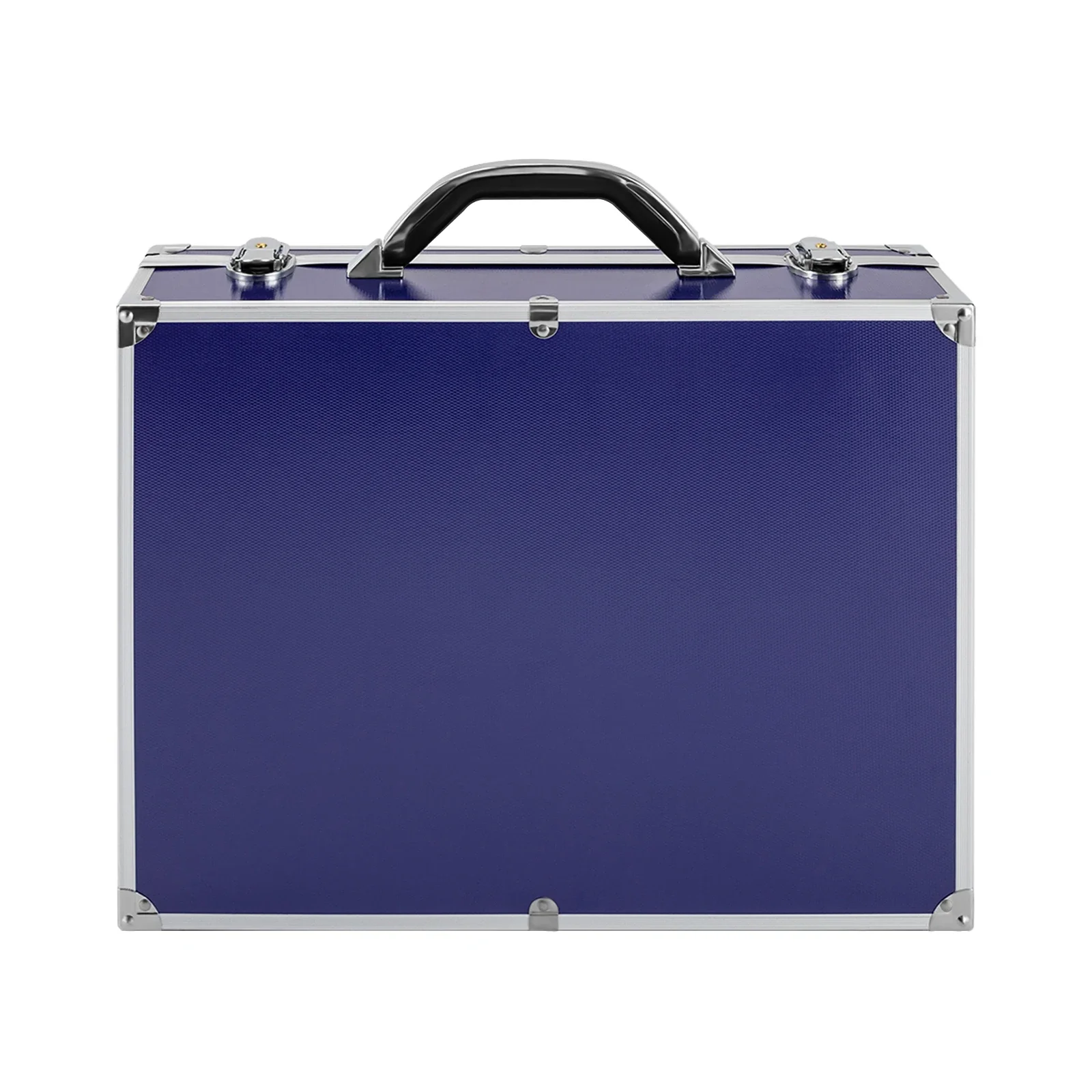 حامل أزرق عالي الأمان للعملات المعدنية قابل للقفل بسعة 100 دولار من سبائك الألومنيوم