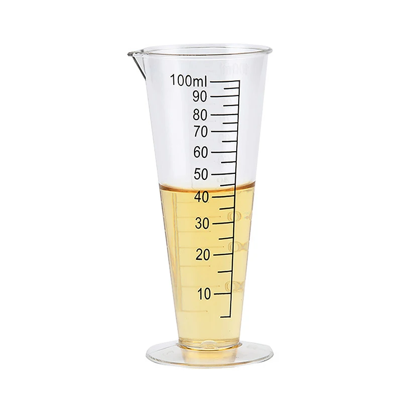 100ml BPA Free Graduated Acrylic Measuring Cup Clear Transparent Scale Container For Home Kitchen Baking Cooking Food Making