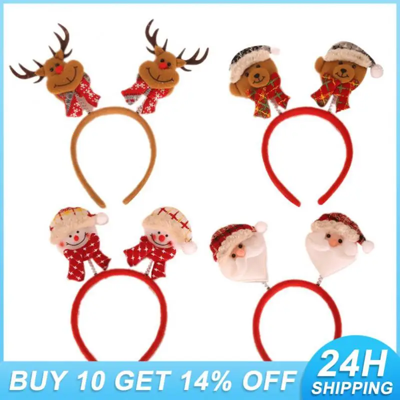 Merry Christmas Decoration Comfortable And Not Tight To Wear Fashion Christmas And New Year Gifts Christmas Headband Reusable