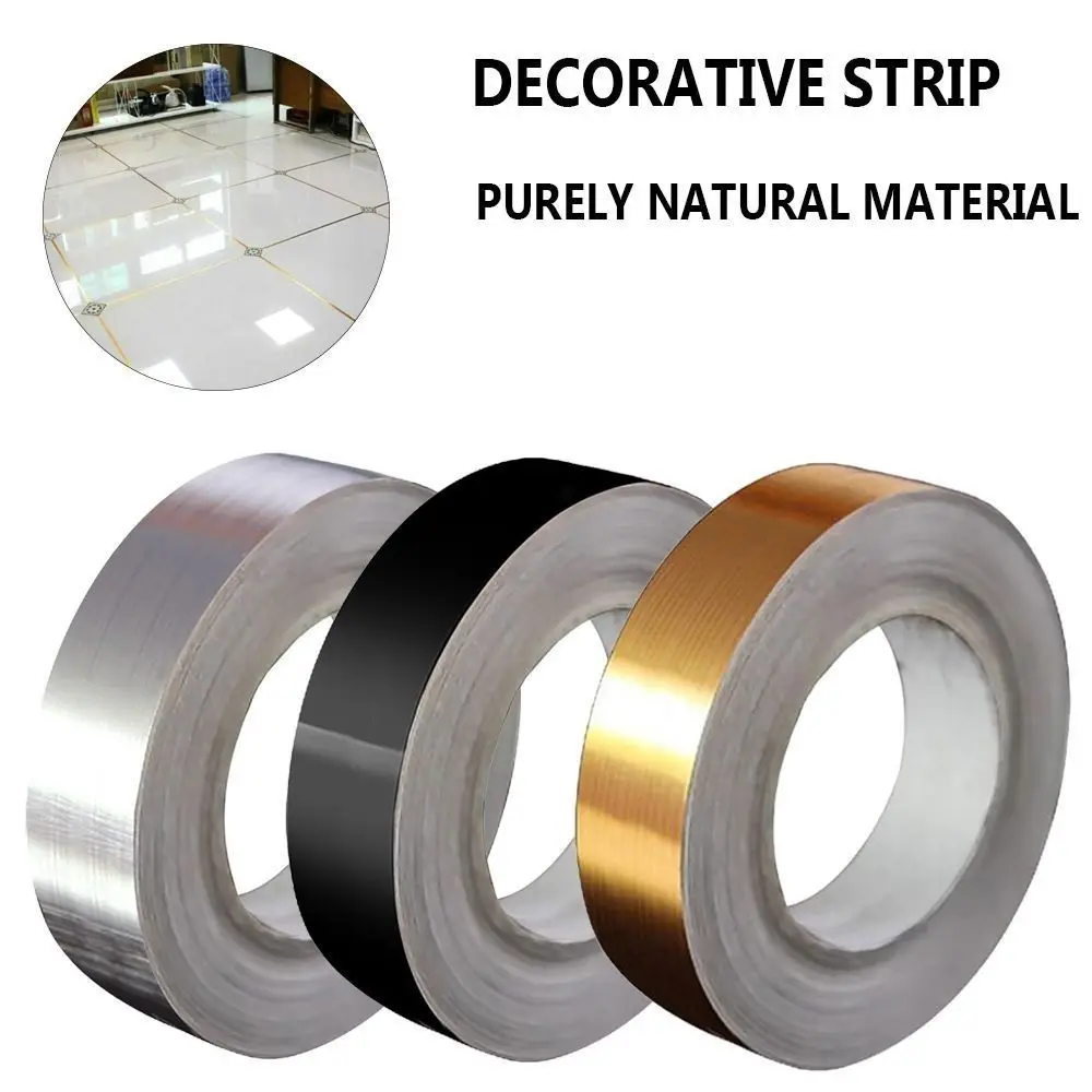 New Floor Seam Sticker 20M Self-Adhesive Seam Sticker Tile Stickers Waterproof Wall Floor Tile Beauty Seam Sticker Edge Decal