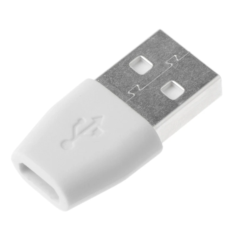 1PC USB A Male to Micro USB Female Adapter for Micro USB Fan / LED Light USB SD TF Card Reader