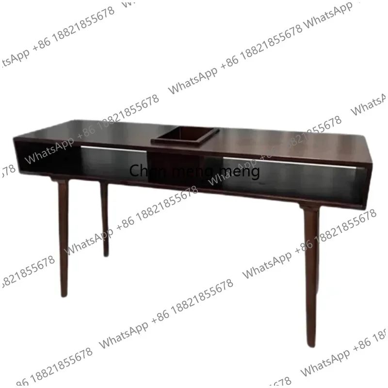 z5556Compact Hands Nail Desk Drawers Workstation Cosmetics Mesae Nail Desk Organizer Ergonomic Scrivania Per Unghie Trendy Furni
