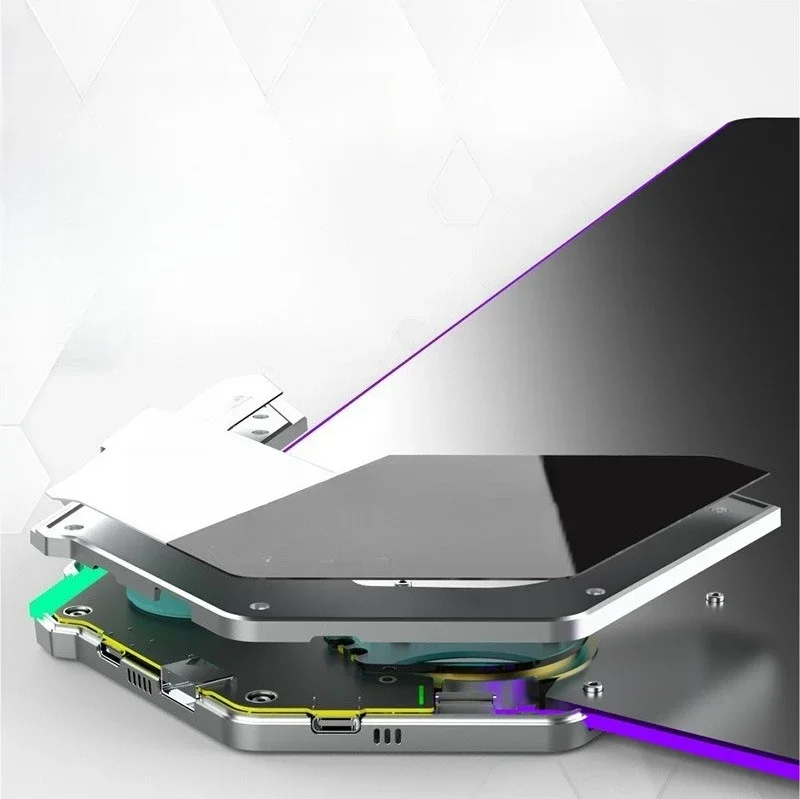 Luminous mouse pad, table pad 15W wireless charging, game cushion
