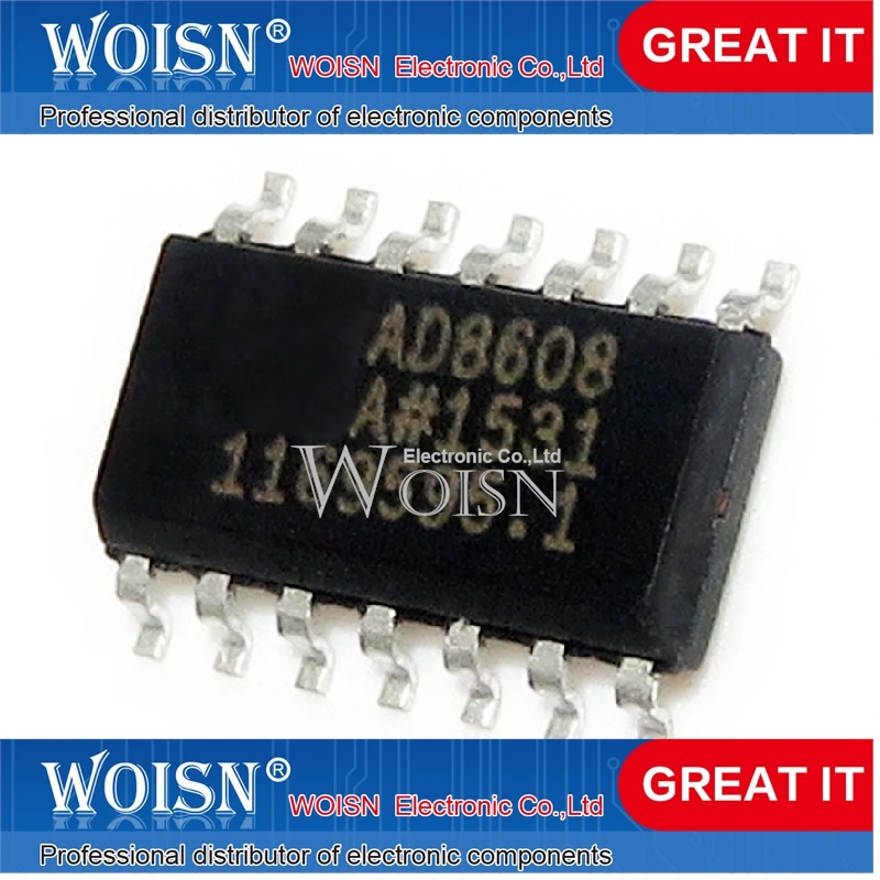 1-5-10pcs AD8608ARZ AD8608AR AD8608  Price discounts Spot supply
