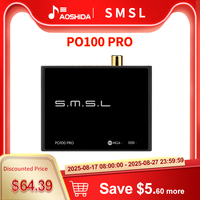 SMSL PO100 PRO USB Digital Interface MQA Decoding XOMS XU316 DSD64 Optical Coaxial DSD512 I2S Output 32bit 768Khz for PS5 Switch