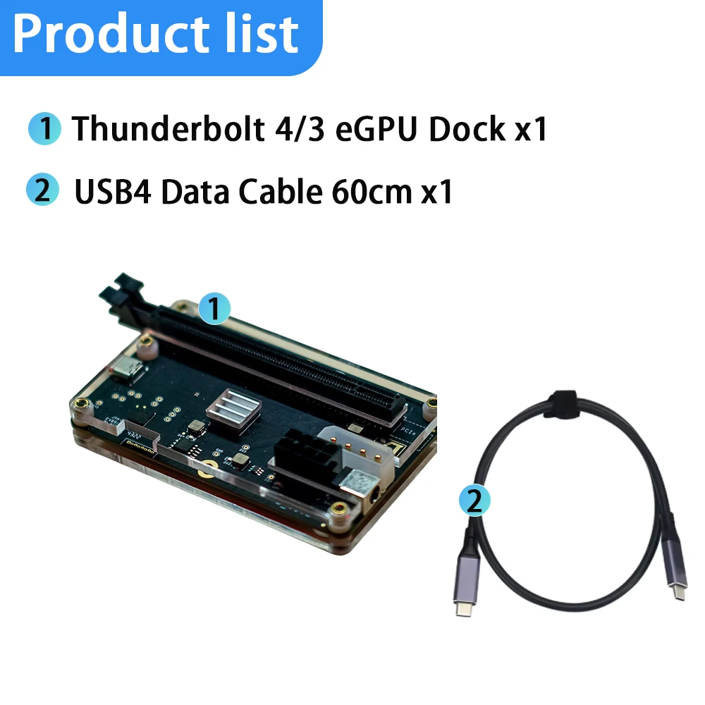 eGPUドック Thunderbolt 3/4 USB4対応 VK-Y900 Amazon.com: VIKINYEE Thunderbolt 3/4 eGPU Enclosure Compatible