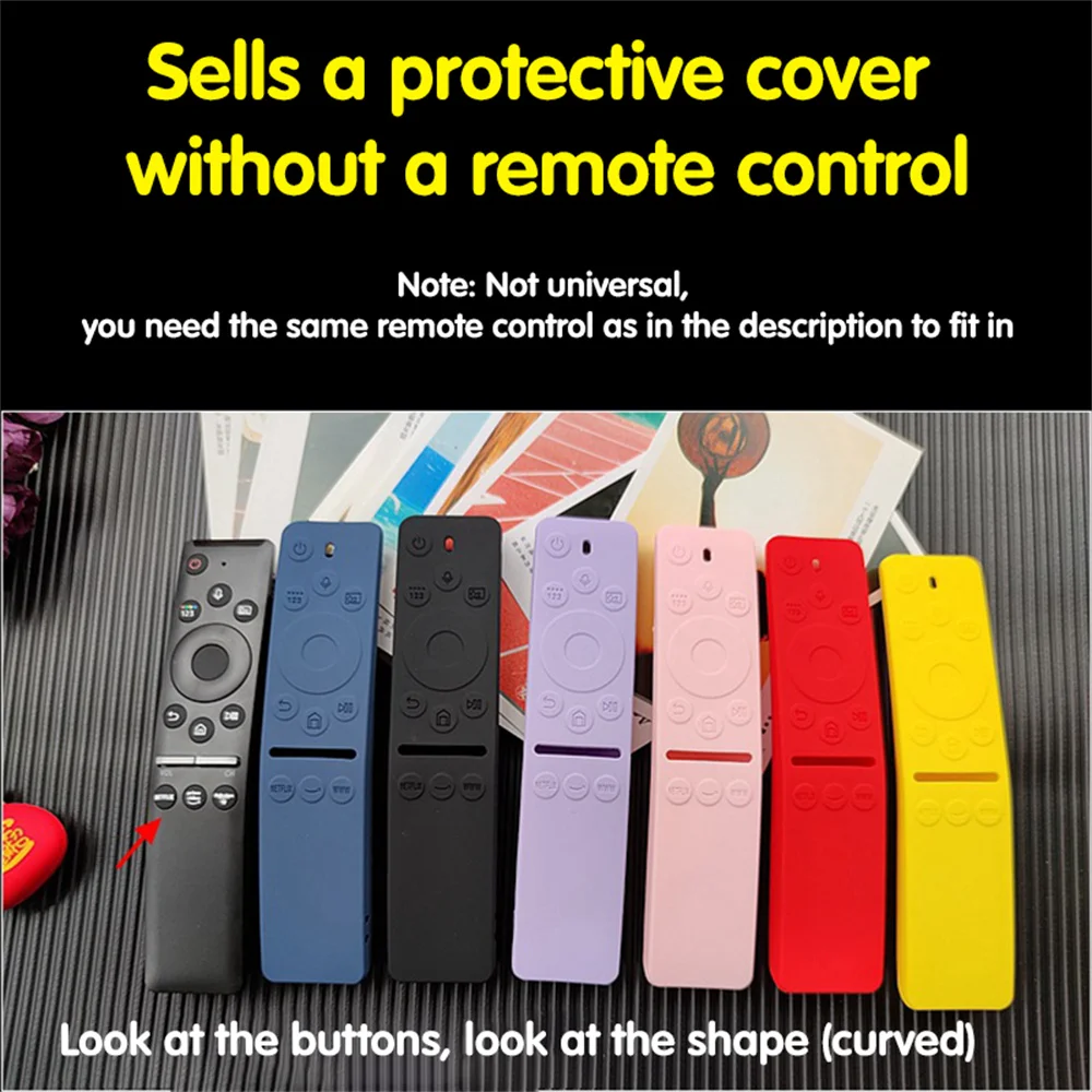 for Samsung 3Generations Smart BN59-01312A TV Remote Control Soft Silicone Protective Sleeve Anti-drop Dustproof Waterproof Case