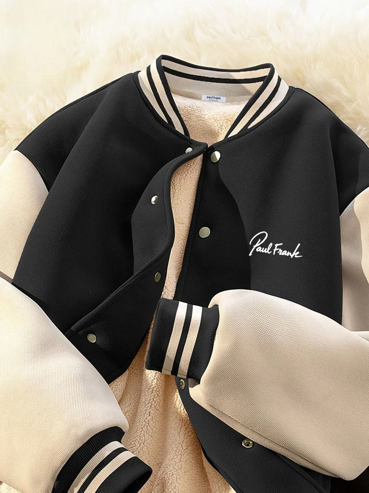 

Fce Lined Jaet Men's Street Sle American Trendy Baseball Coat Cotton Jaet Youth ular Autumn Winter