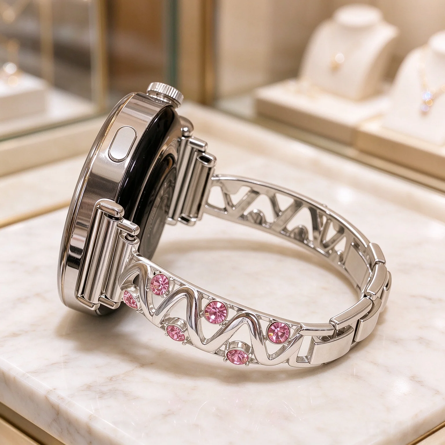 Premium niche metal watch strap suitable for HW Watch Fit3/Fit4 straps and HW Band 8/9/10NFC handmade straps