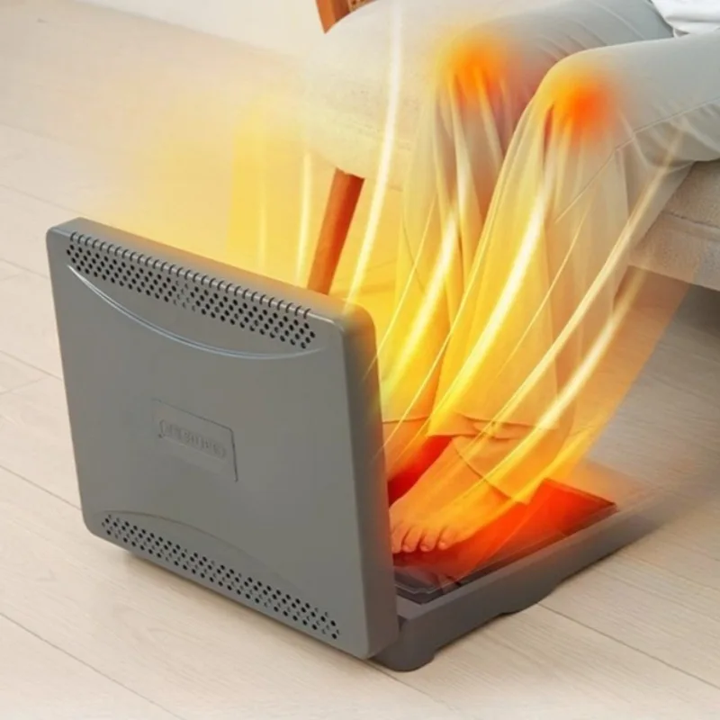 Electric Feet Heater Folding Portable Adjustable Thermostat Foot Warmer for Home Office Under Desk Feet Heated Warmers Winter