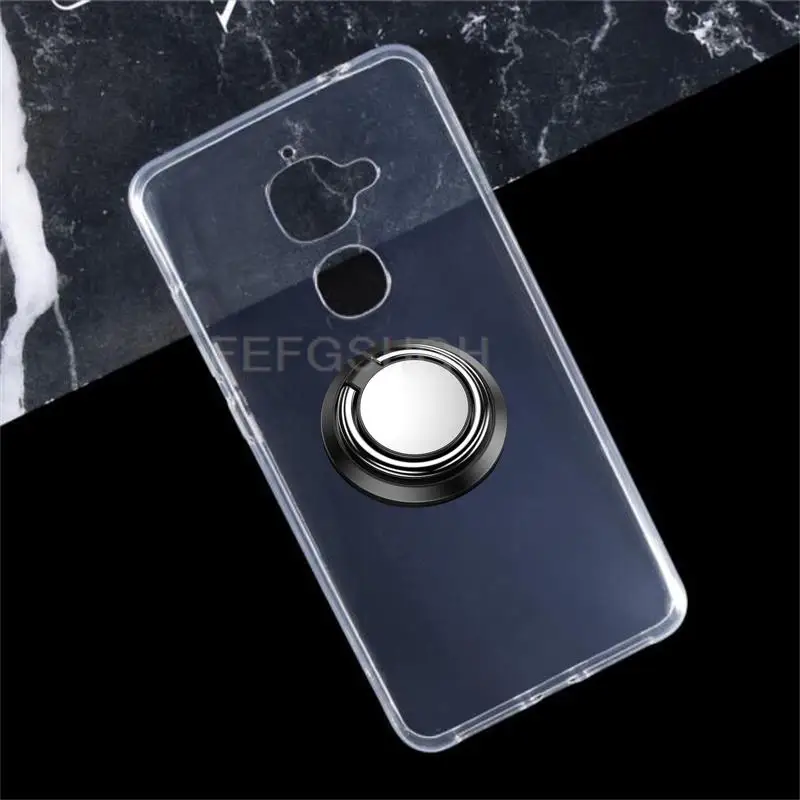 Fashion Full Cover For LeTV LeEco X520 X527 X528 X529 X620 X621 X625 Le 2 Le2 Pro Metal Ring Holder Magnetic TPU Back Phone Case