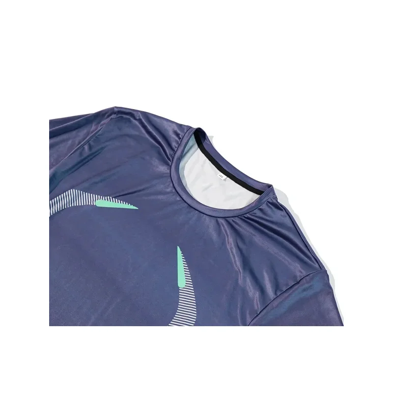 2025 ربيع جديد الرجال جولة الرقبة عارضة الشارع نمط الملابس فضفاضة الأزياء البلوز إلكتروني نمط الإبداعية طويلة الأكمام تي شيرت