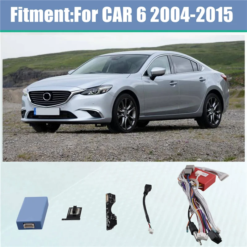 

16-контактный автомобильный разъем питания Android с кабелем динамика Canbus Box + печатная плата для Mazda 6 2004-2015