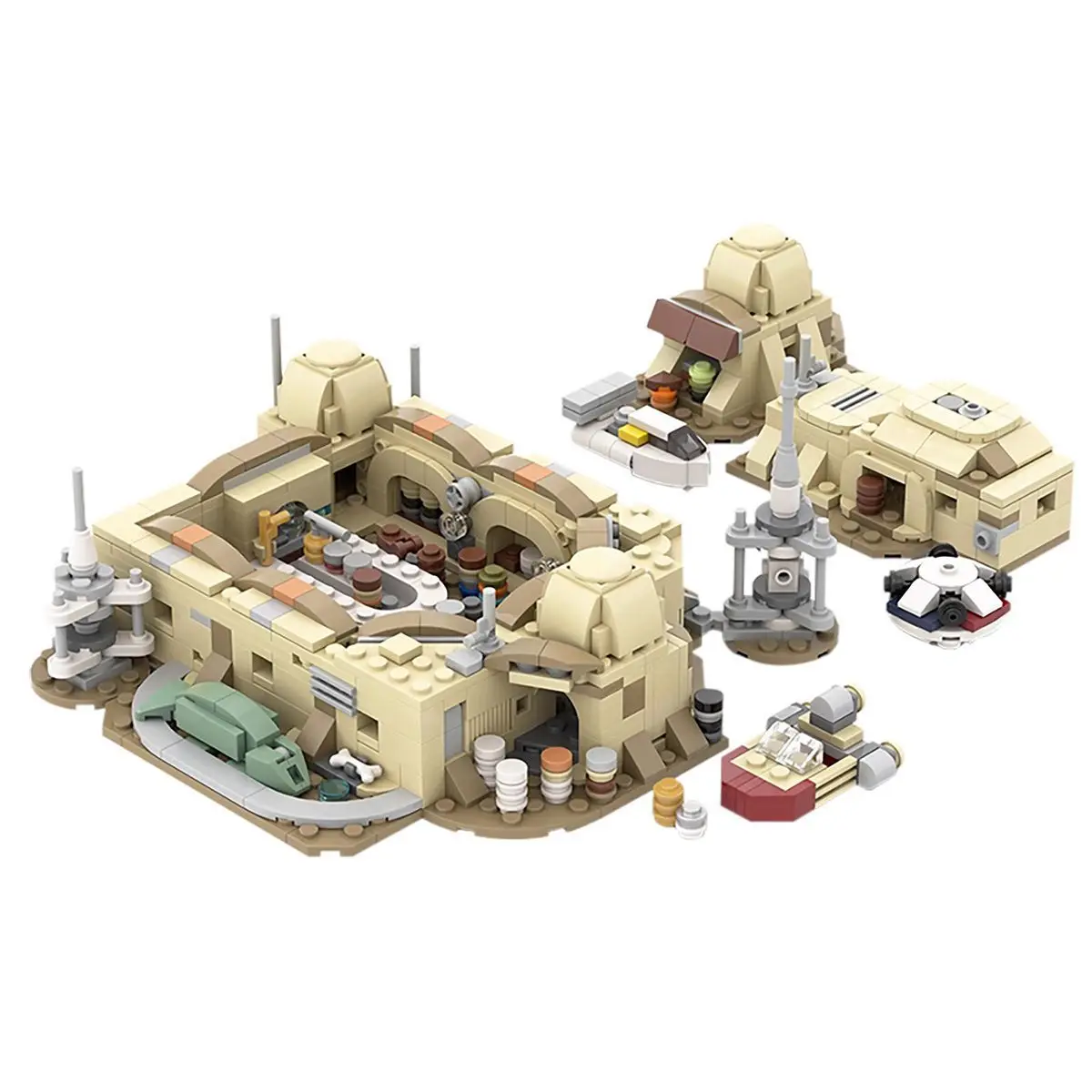 New Star Plan Movie Series Tatooine Mos Eisley Cantina Building Blocks Bricks Space Port Bar Kid BOY Christmas Birthday Toy Gift