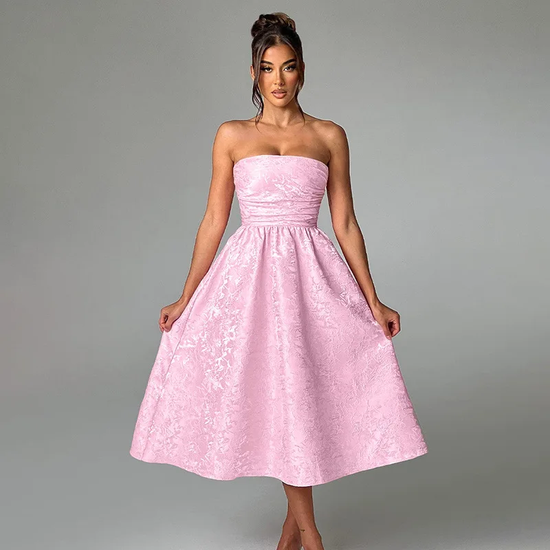 Zeyla Elegante Backless A-linie Satin Lange Kleid Weiß Jacquard Taille Wrap Kleider Frauen Off Schulter Sexy Party Abend Vestidos