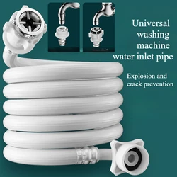 Bathroom Automatic Washing Machine Anti-fall 4 Points Thread Water Inlet Pipe Lengthened Washing Machine Water Pipe