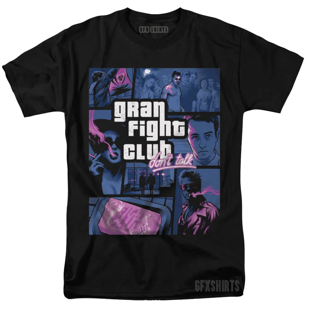 

Fight Club 90s Poster Movie Classic Film retro vtg design T-Shirt