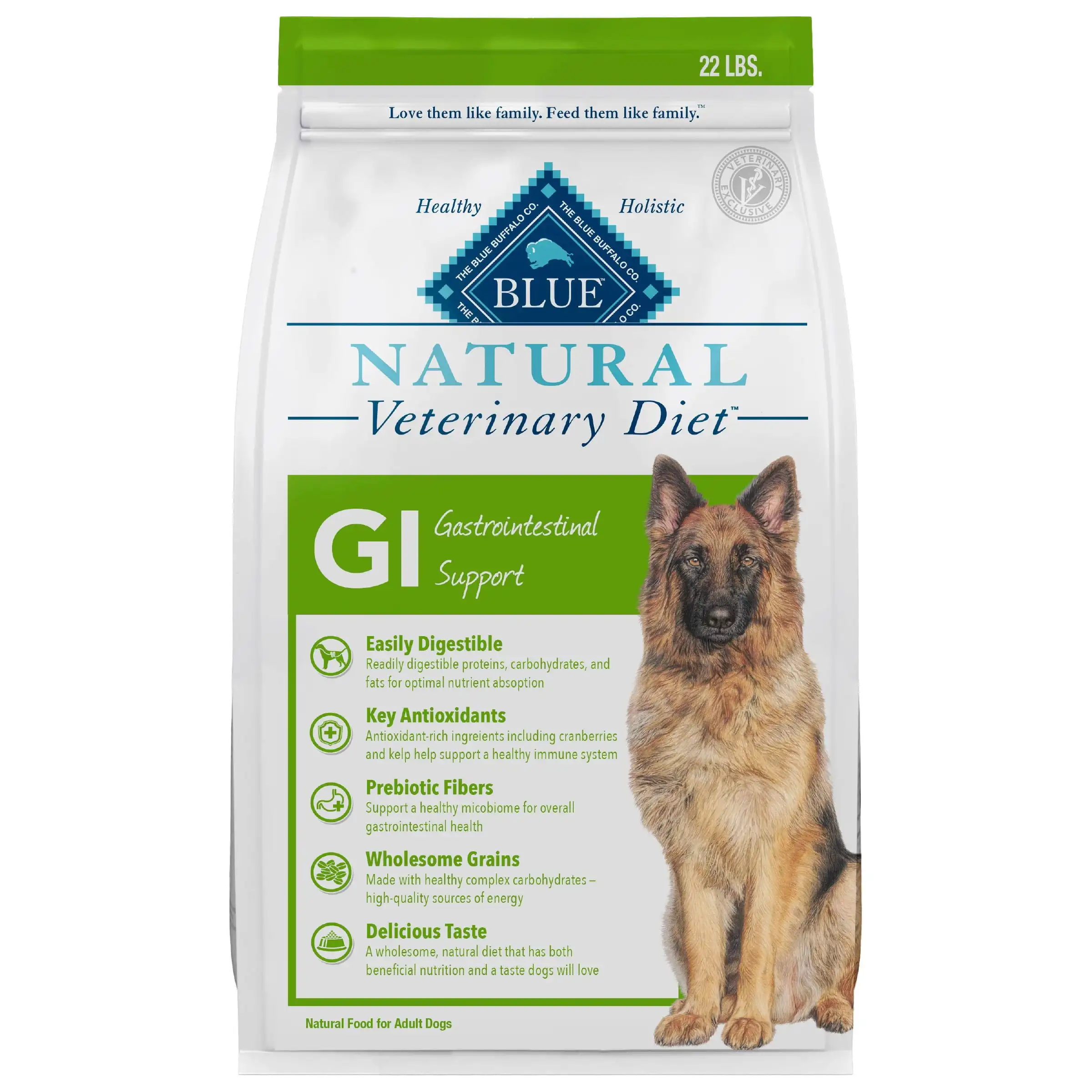 

Natural Veterinary Diet Gi Support Dry Dog Food, Chicken, 22-lb Bag