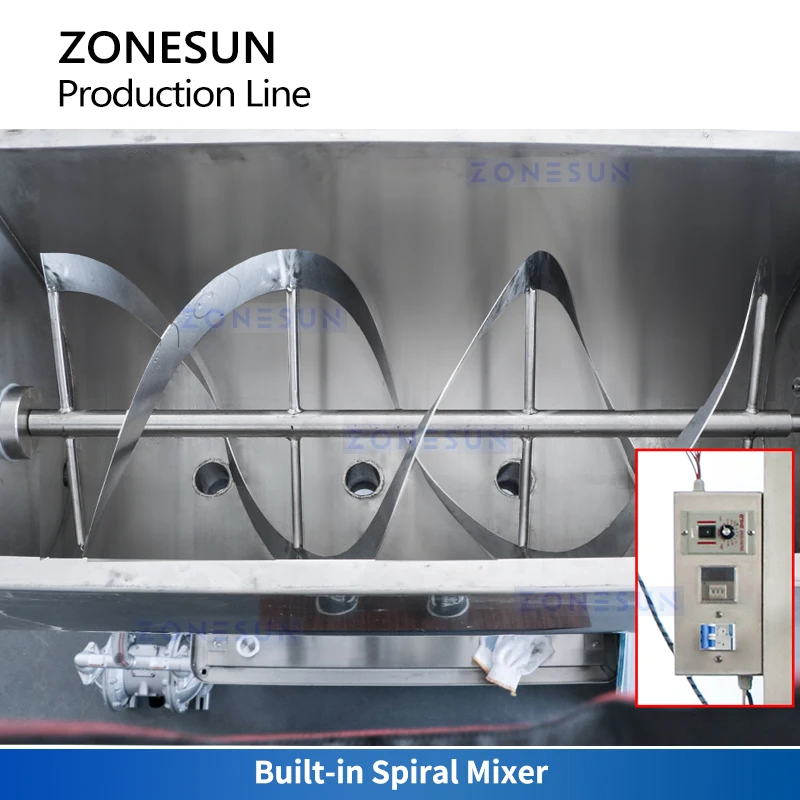 ZONESUN Sauce Bottling Line Thick Paste Filling and Capping Machine Packaging Equipment ZS-FALU3